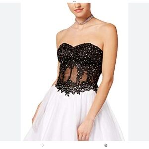 Party Homecoming Dress Blondie Black Sequin Juniors New Years Prom SIZE 11